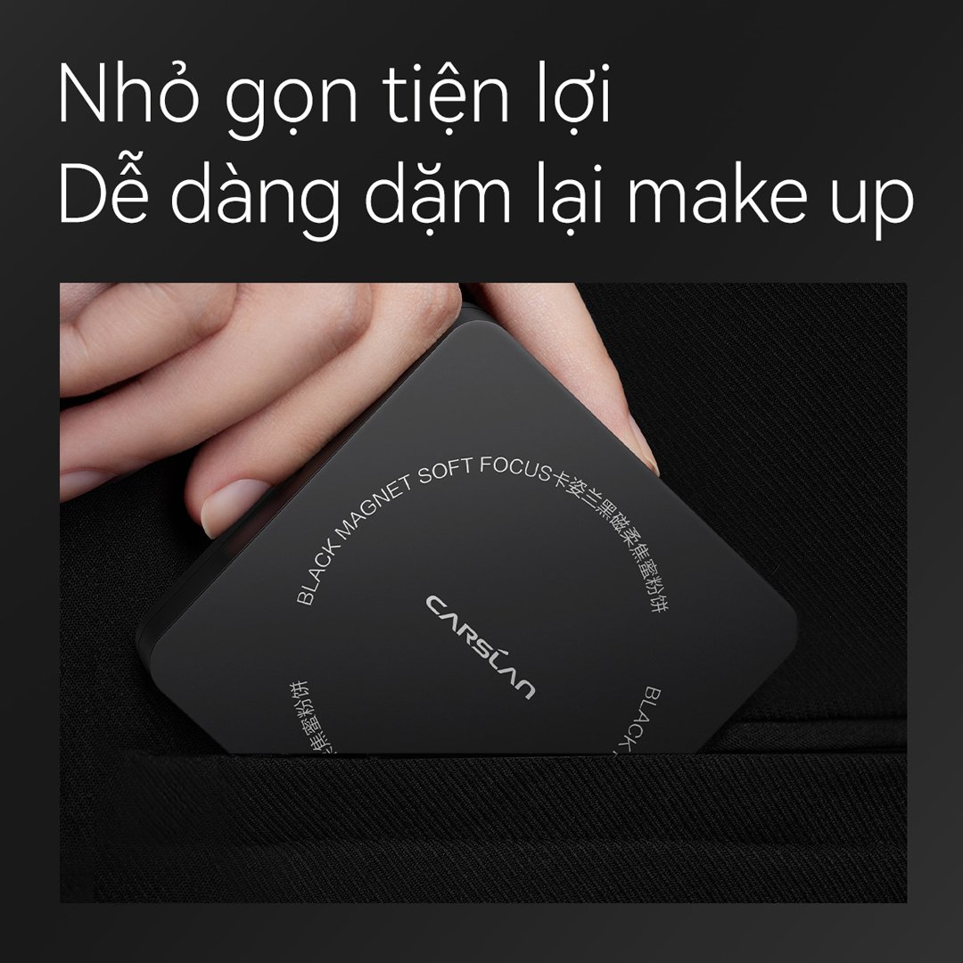 Phấn Phủ Carslan Dạng Nén Bản Thường Màu Trong Suốt 8g