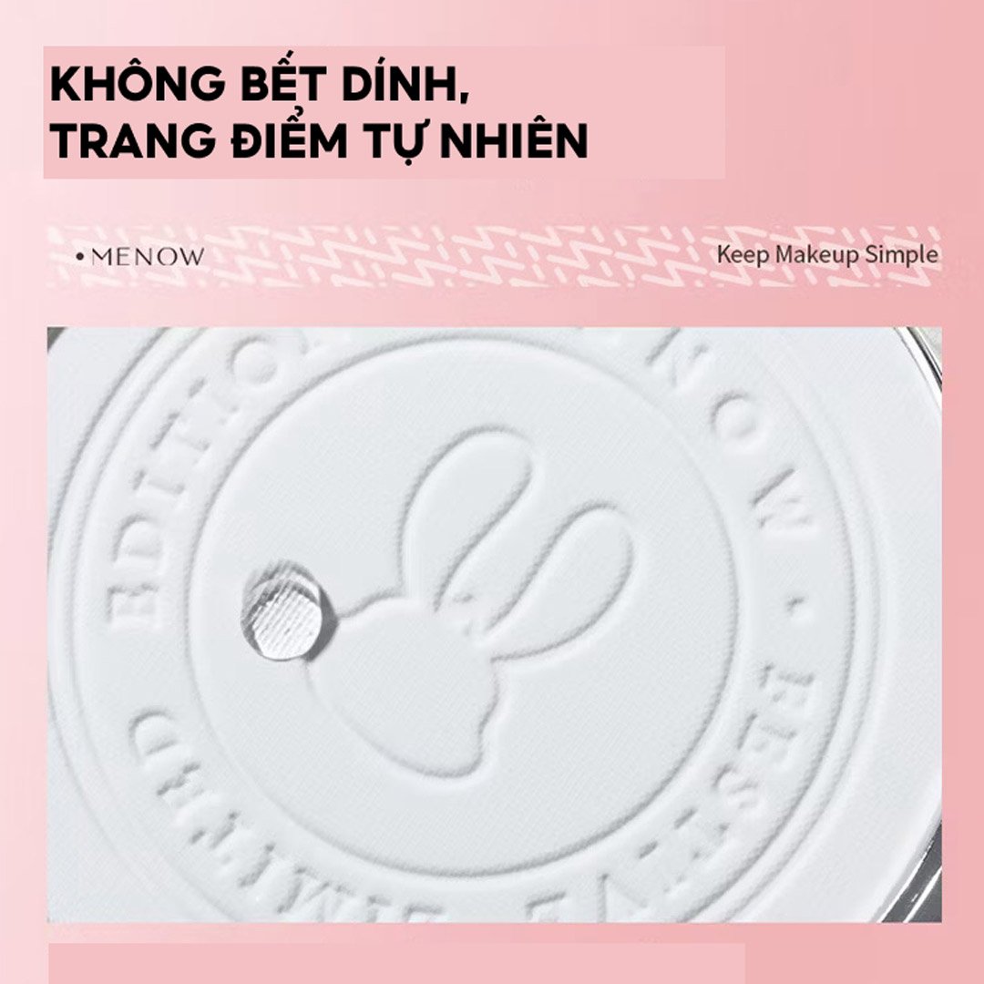 Phấn Phủ Menow Dạng Nén Rabbit E01 Trong Suốt 8.5g