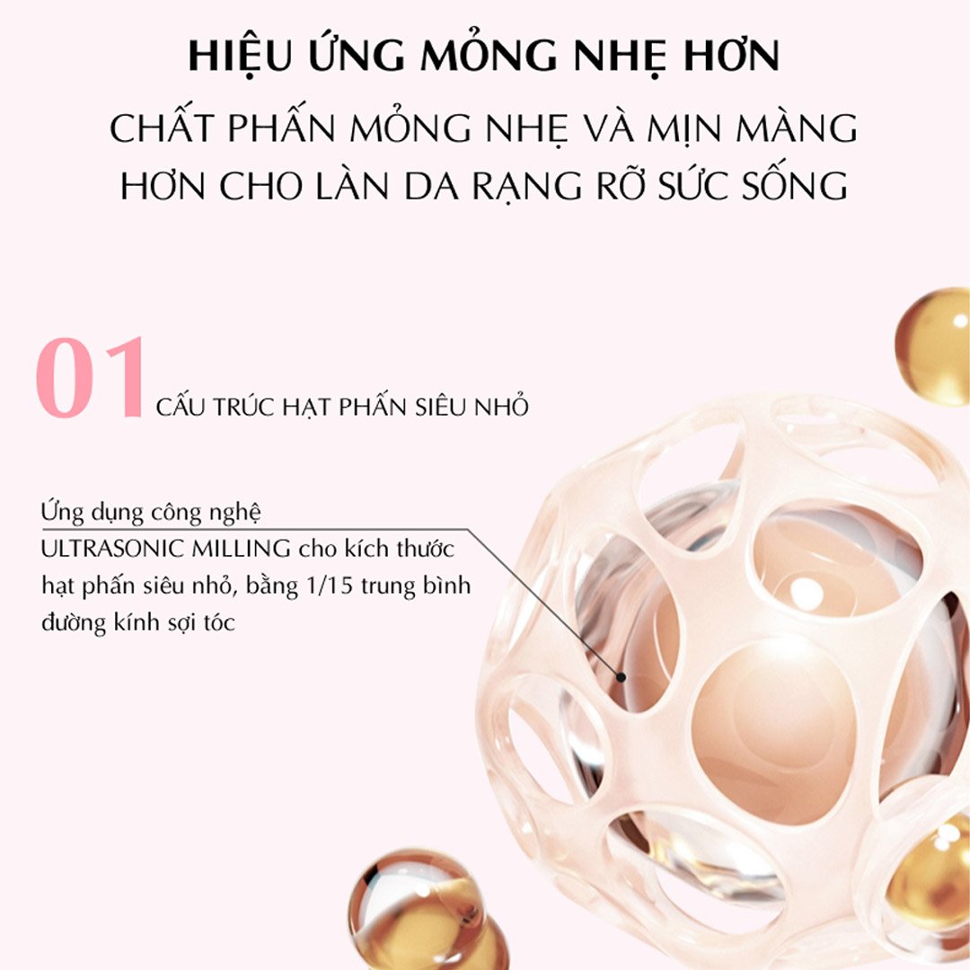 Phấn Phủ Thuỷ Tinh Menow Việt Sắc Tinh Hoa VN03 Trắng Hồng 7g