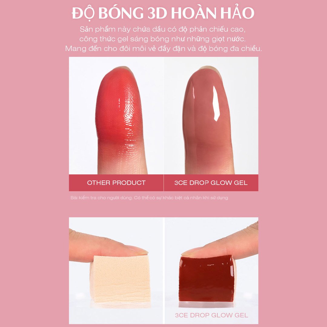 Son Bóng 3CE Dạng Gel Màu Youth 4g