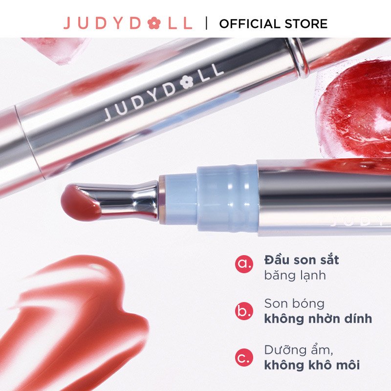 Son Bóng Judydoll Dưỡng Ẩm Mờ Vân Môi - G06 4ml