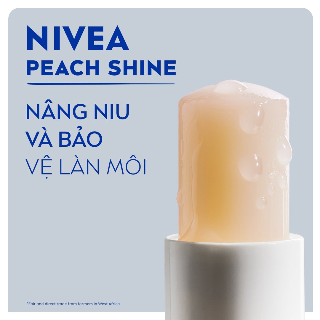 Son Dưỡng Môi Nivea Hương Đào 4.8g