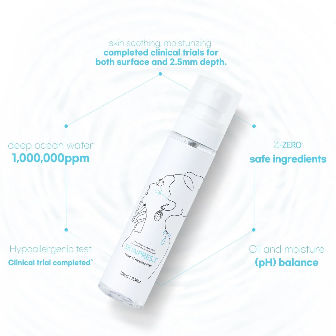 Xịt Khoáng Skinpres.T Phục Hồi & Cân Bằng Độ Ẩm 100ml