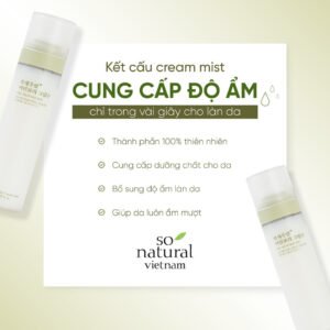 Xịt Khoáng So'Natural Cấp Ấm Dưỡng Da Mầm Lúa Mạch 120ml