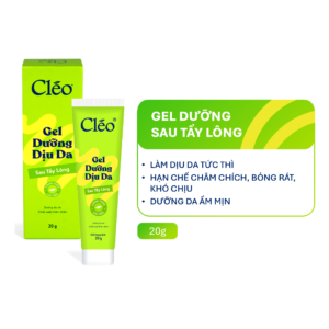 Gel Dưỡng Cléo Cấp Ẩm Và Dịu Da Sau Tẩy Lông 20g (Mới)