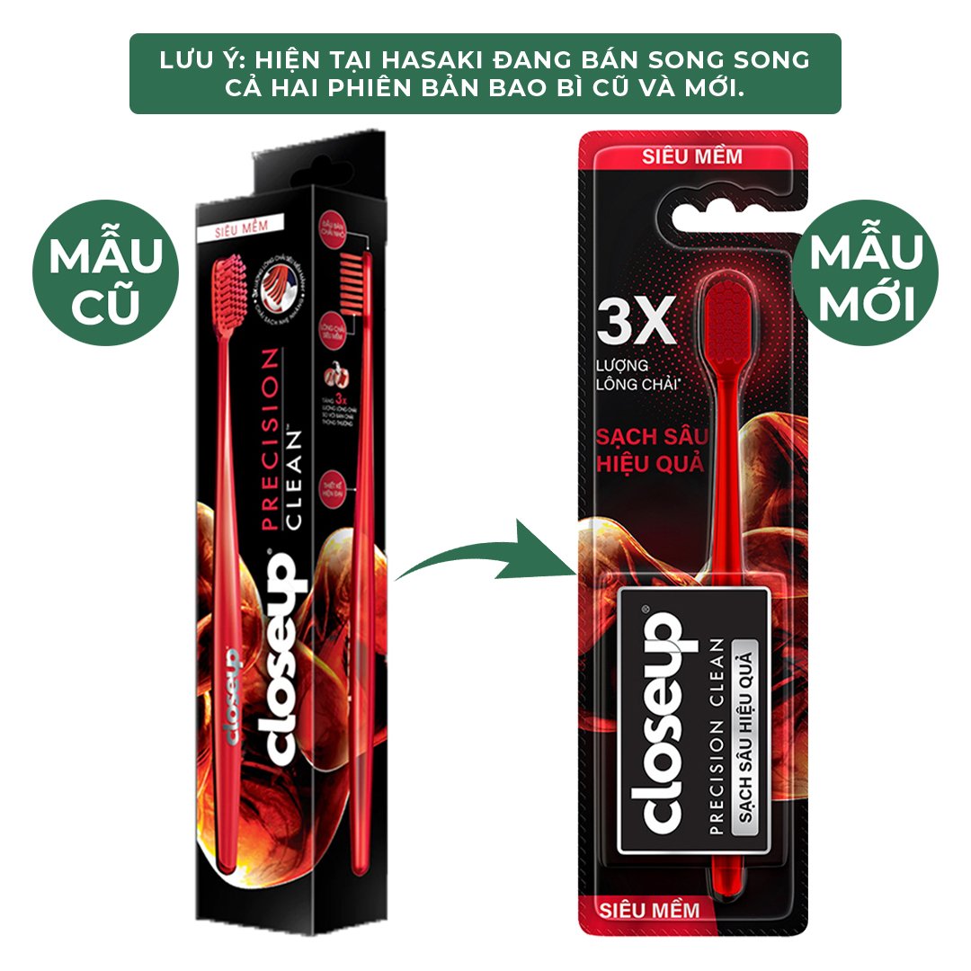 Bàn Chải Đánh Răng Closeup Precision Clean Sạch Sâu (1 Cây)