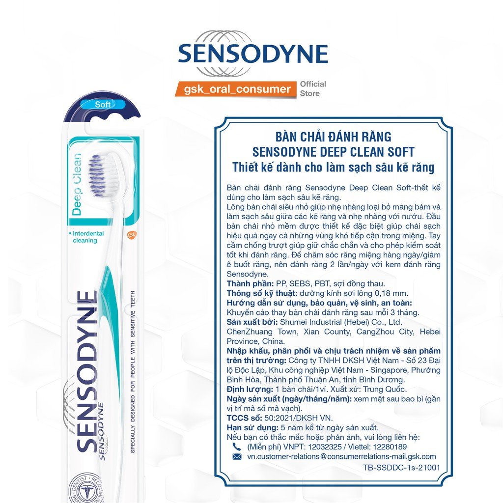 Bàn Chải Đánh Răng Sensodyne Làm Sạch Sâu Kẽ Răng (1 Cây)