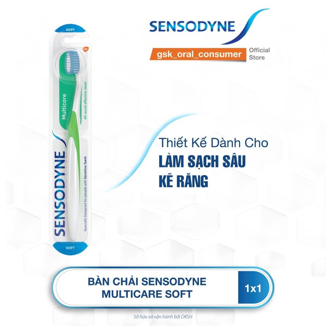 Bàn Chải Đánh Răng Sensodyne Làm Sạch Toàn Diện (1 Cây)