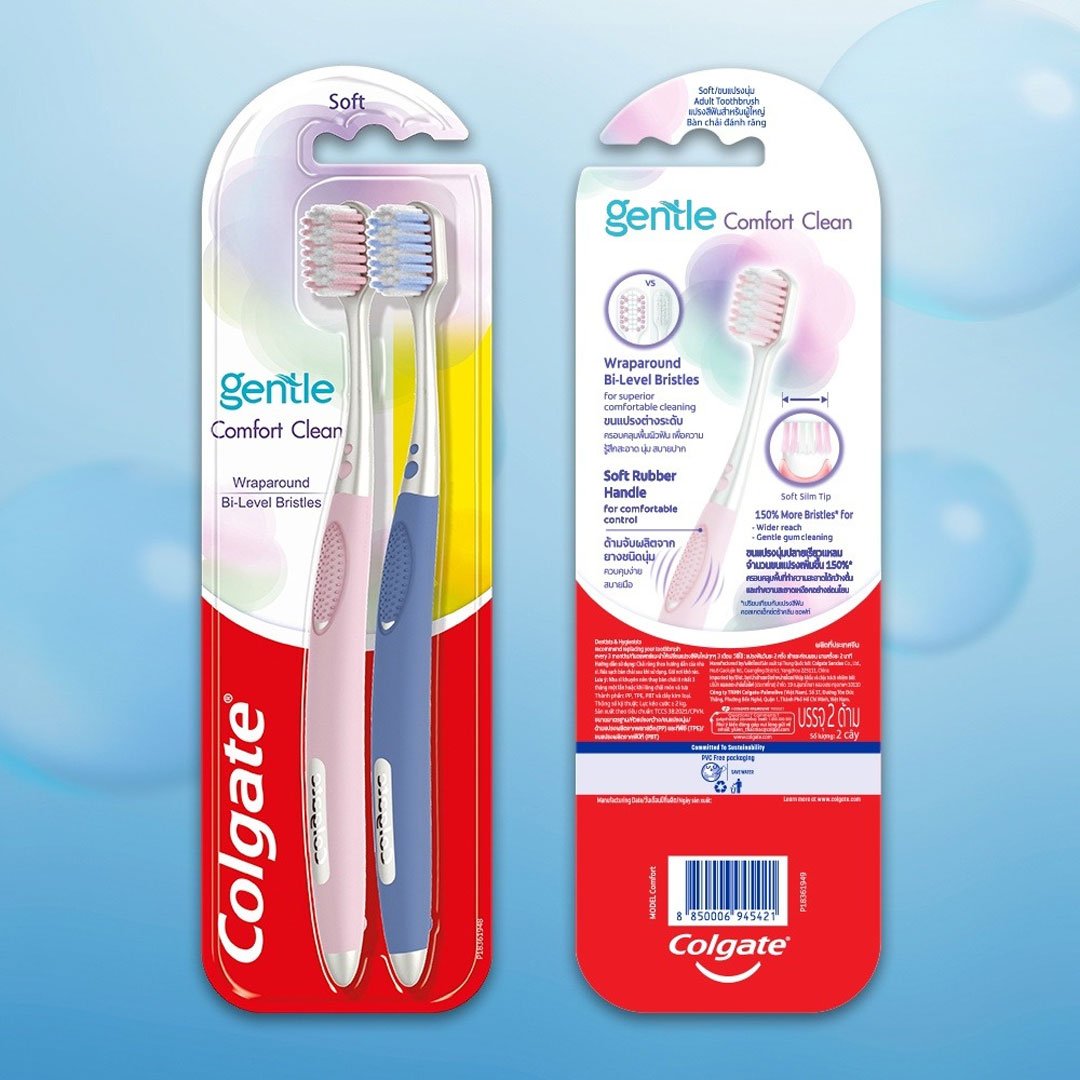 Bộ 2 Bàn Chải Đánh Răng Colgate (Màu Ngẫu Nhiên)