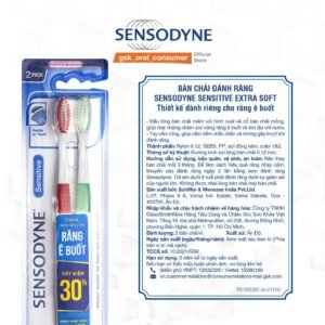 Bộ 2 Bàn Chải Đánh Răng Sensodyne Dành Cho Răng Ê Buốt