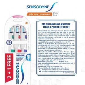 Bộ 3 Bàn Chải Đánh Răng Sensodyne Chăm Sóc Răng Ê Buốt