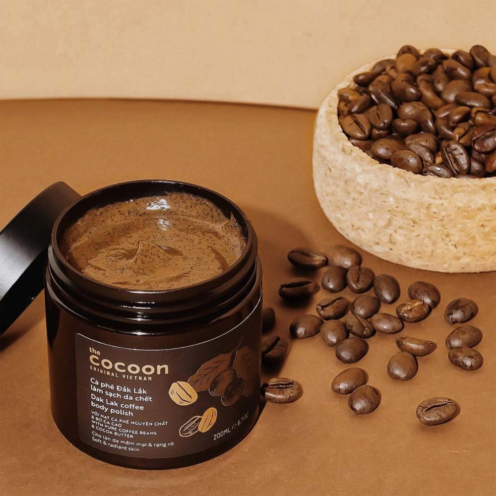 Combo Cocoon Gel Tắm Bí Đao 310ml + Tẩy Da Chết Toàn Thân Cà Phê Đắk Lắk 200ml