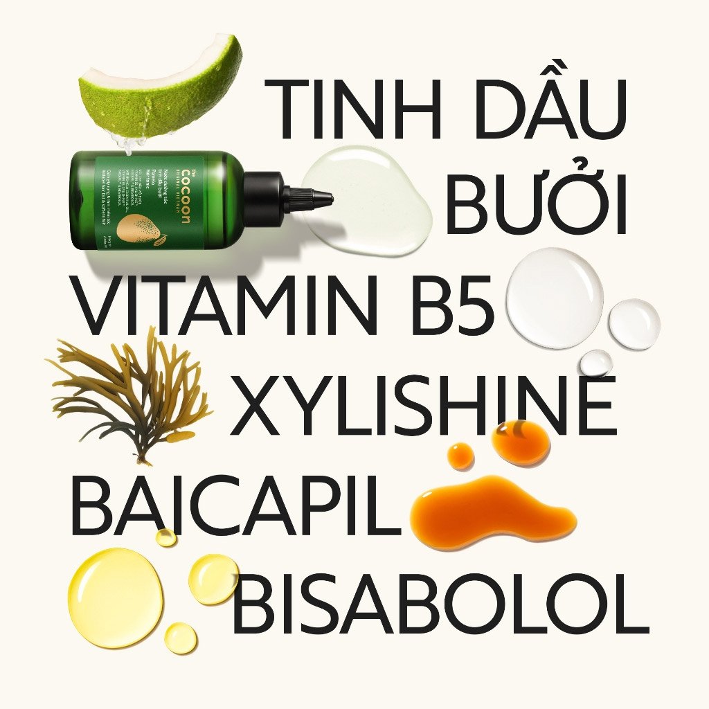 Combo 2 Nước Dưỡng Tóc Cocoon Tinh Dầu Bưởi 310ml