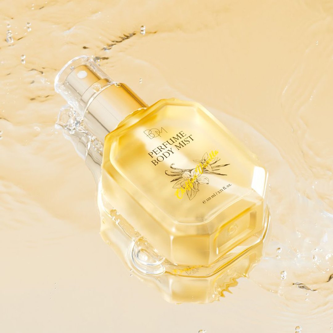 Combo Xịt Thơm & Sữa Dưỡng Thể B.O.M Hương Nước Hoa Chiffon Vanilla 110ml+200ml