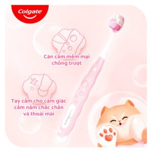 Bàn Chải Đánh Răng Colgate Fluffy Paw Cho Bé 5+ Tuổi (Màu Ngẫu Nhiên)