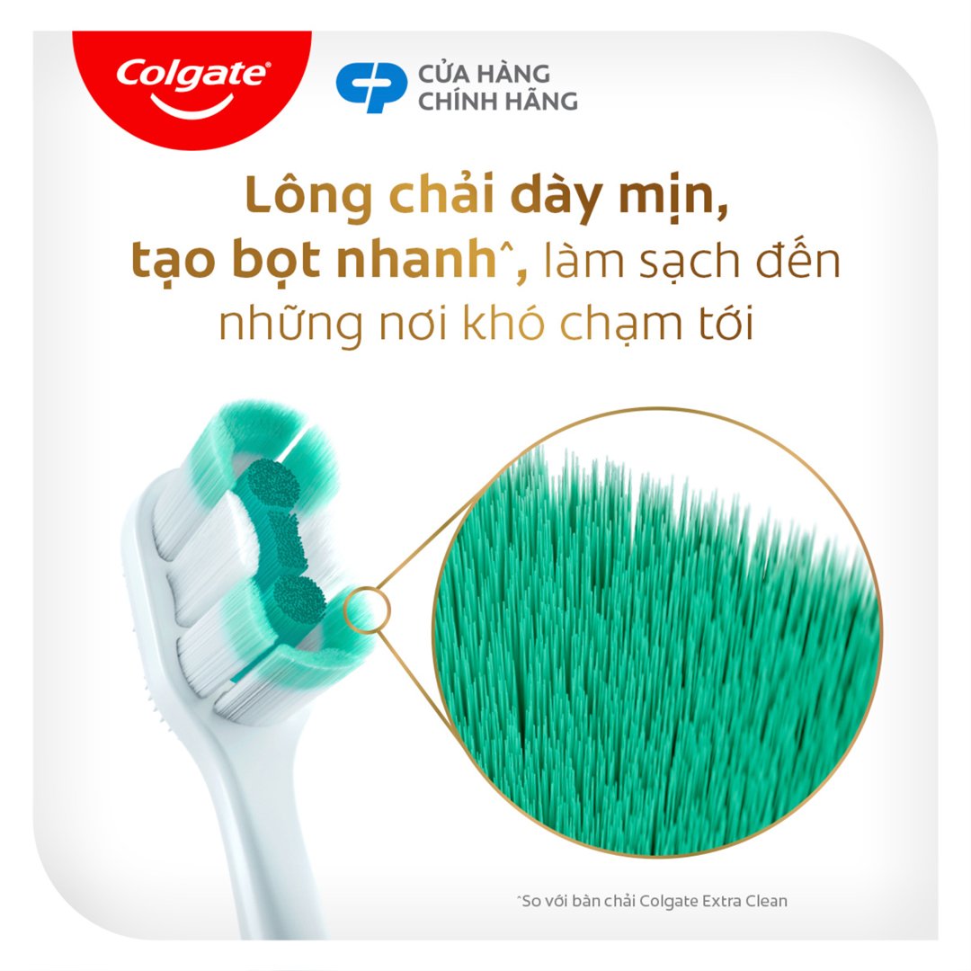 Bộ 2 Bàn Chải Đánh Răng Colgate Siêu Mảnh Mềm Mịn