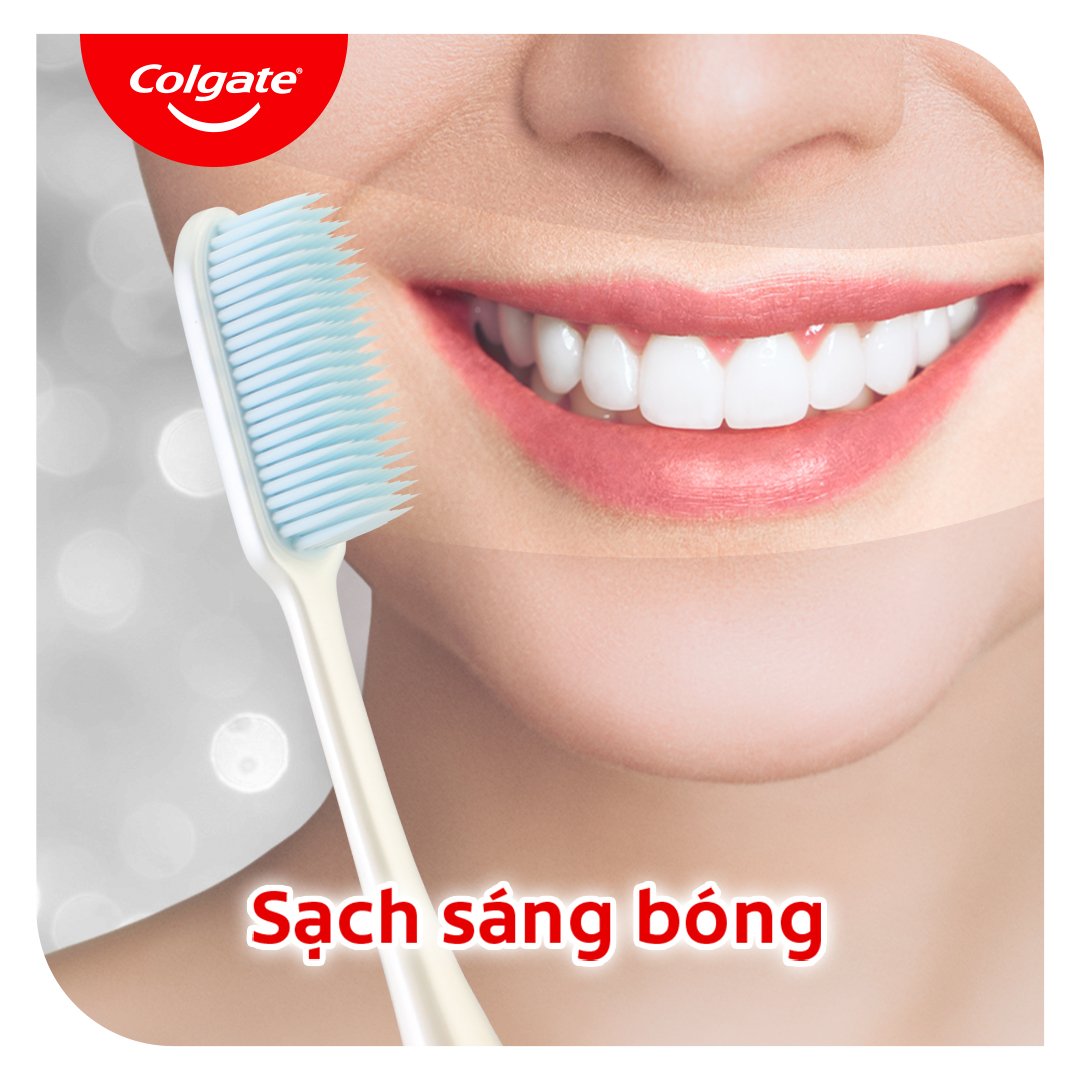 Bộ 2 Bàn Chải Đánh Răng Colgate Mềm Mảnh Sạch Toàn Diện