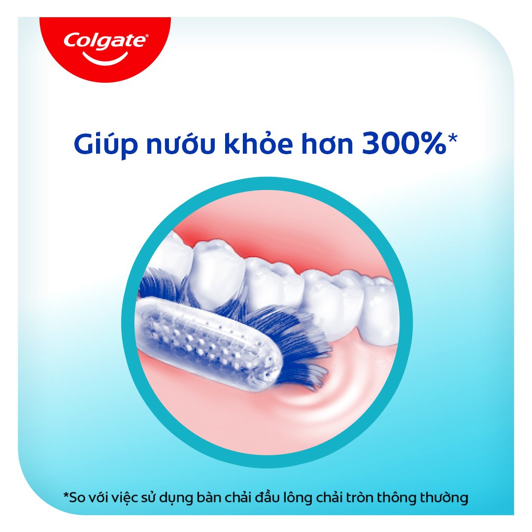 Bộ 2 Bàn Chải Đánh Răng Colgate Siêu Mảnh Chăm Sóc Nướu
