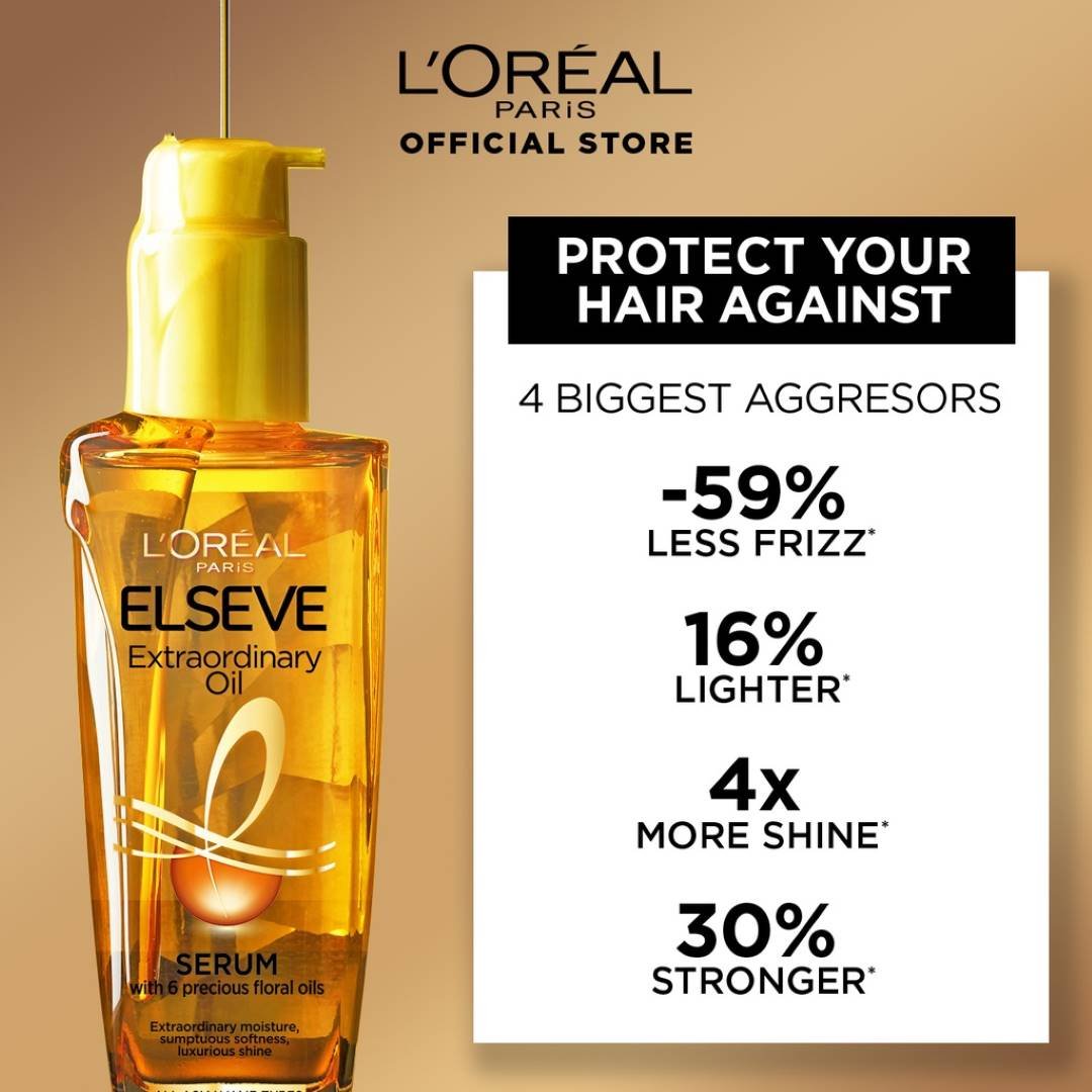 Combo Dầu Gội & Dầu Dưỡng Tóc L'Oreal Dưỡng Tóc Suôn Mượt Tóc 100mlx3