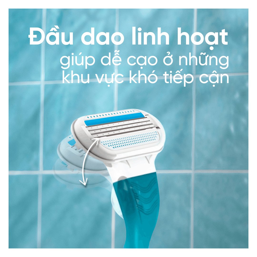 Dao Cạo Nữ Gillette Venus Smooth 2UP (1 Cán + 2 Lưỡi)