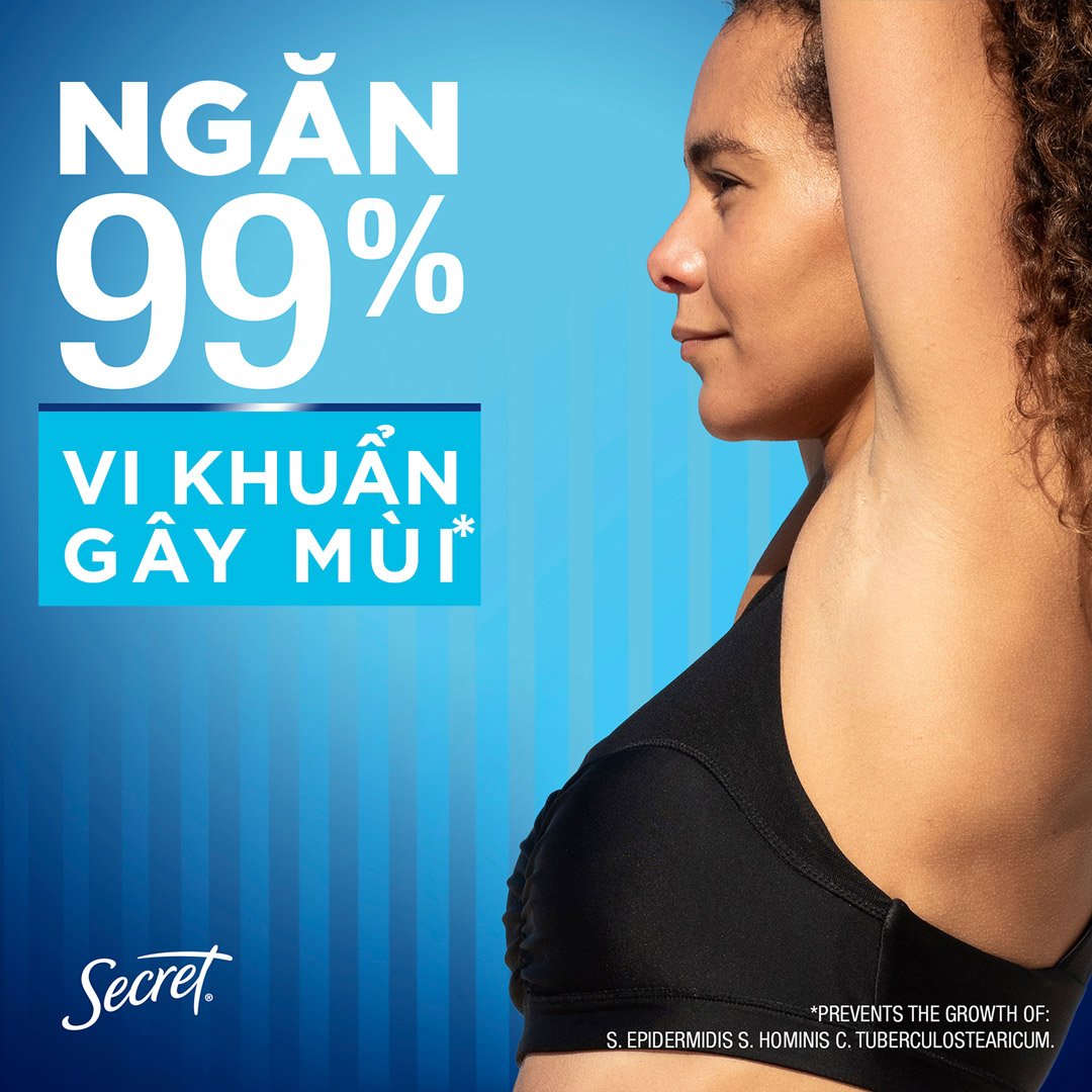 Gel Khử Mùi Secret Giảm Tiết Mồ Hôi Unscented Không Mùi 73g
