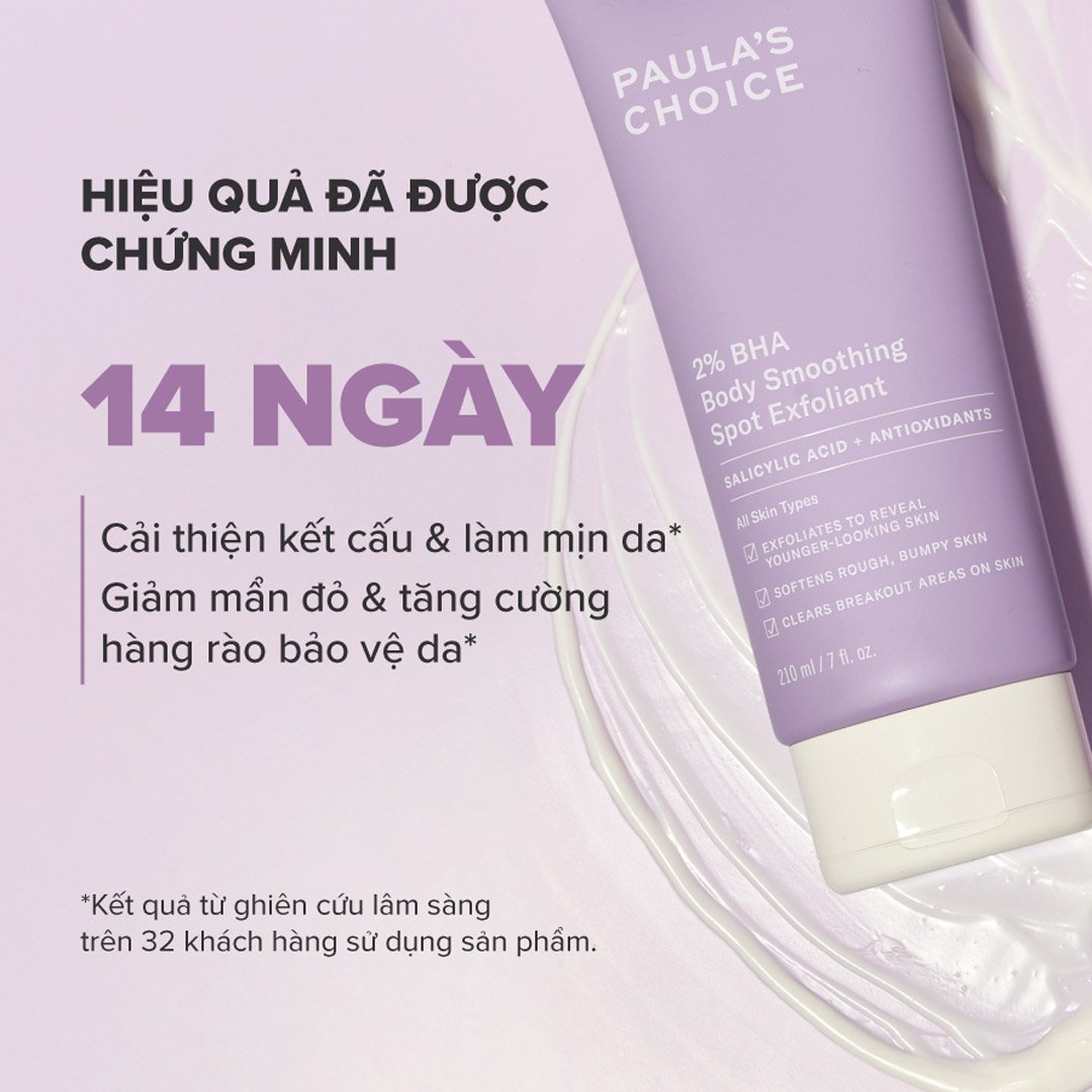 Kem Dưỡng Thể Paula’s Choice 2% BHA Loại Bỏ Da Chết 60ml