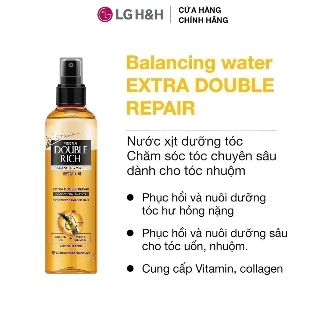 Nước Xịt Dưỡng Tóc Double Rich Chuyên Sâu Cho Tóc Nhuộm 120ml