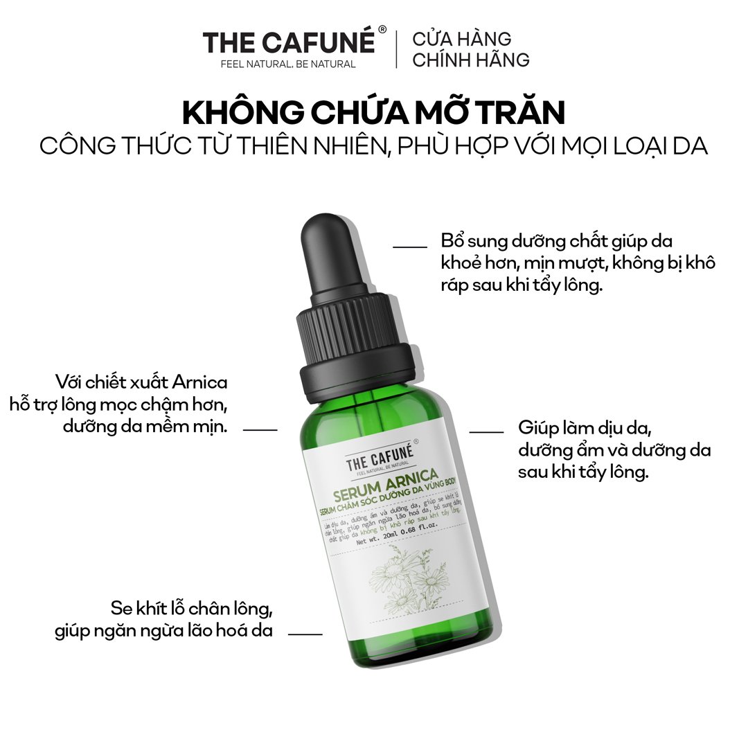 Serum The Cafuné Ngăn Mọc Lông Chiết Xuất Hoa Cúc 20ml
