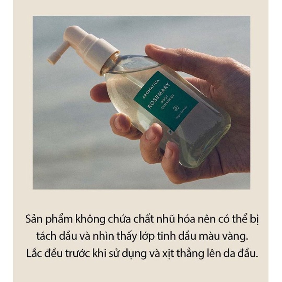 Xịt Dưỡng Chân Tóc Aromatica Chiết Xuất Hương Thảo 100ml