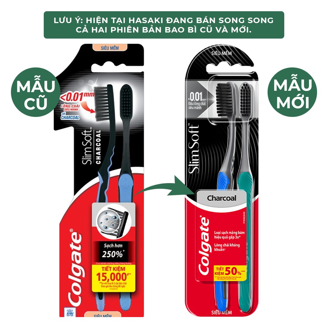 Bộ 2 Bàn Chải Đánh Răng Colgate Kháng Khuẩn Than Hoạt Tính