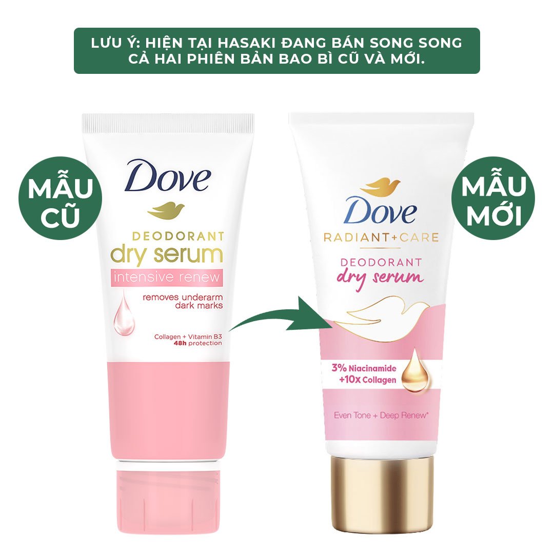 Serum Ngăn Mùi Dove Giúp Da Sáng Mịn Đều Màu 40ml