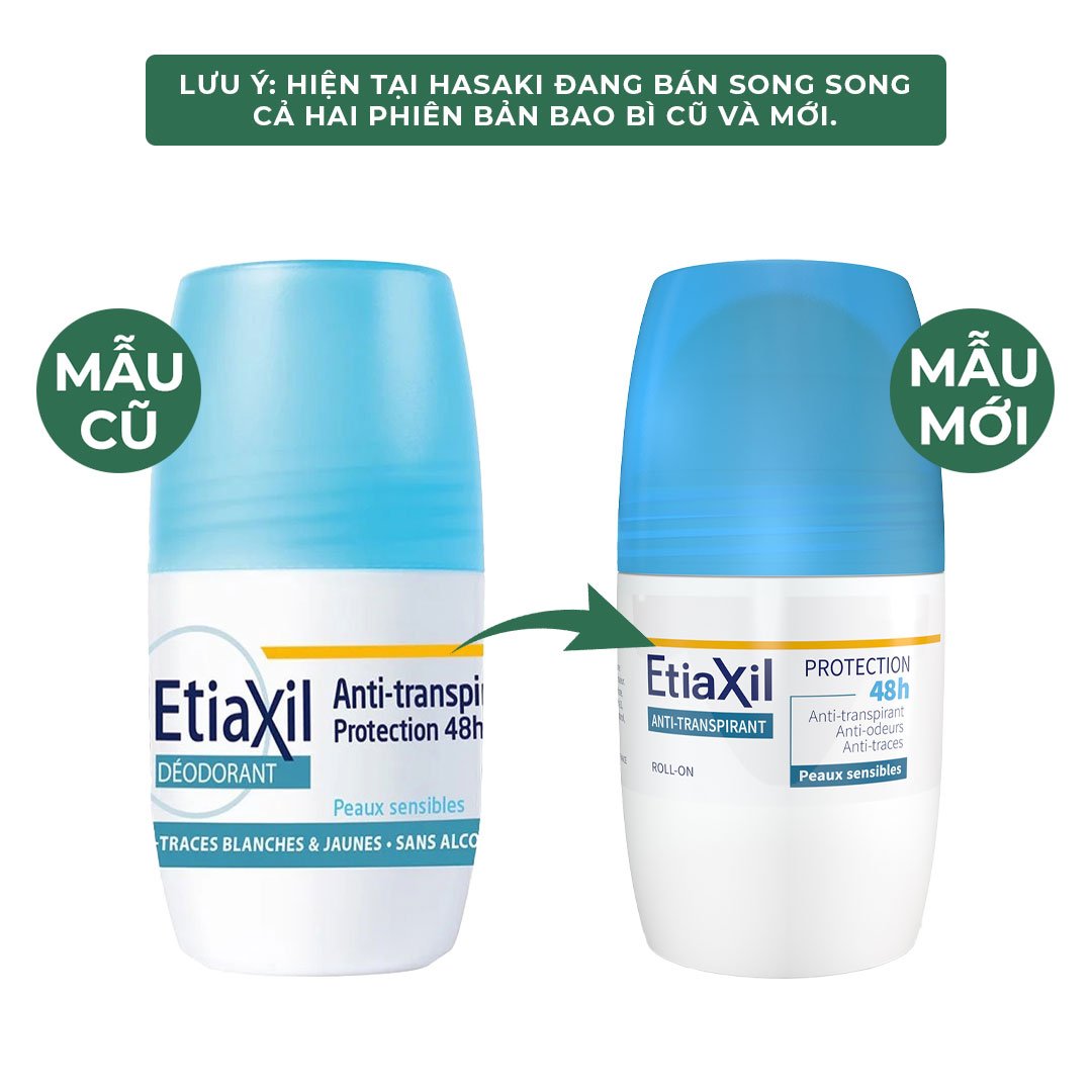 Lăn Khử Mùi EtiaXil Hàng Ngày Cho Mọi Loại Da 50ml
