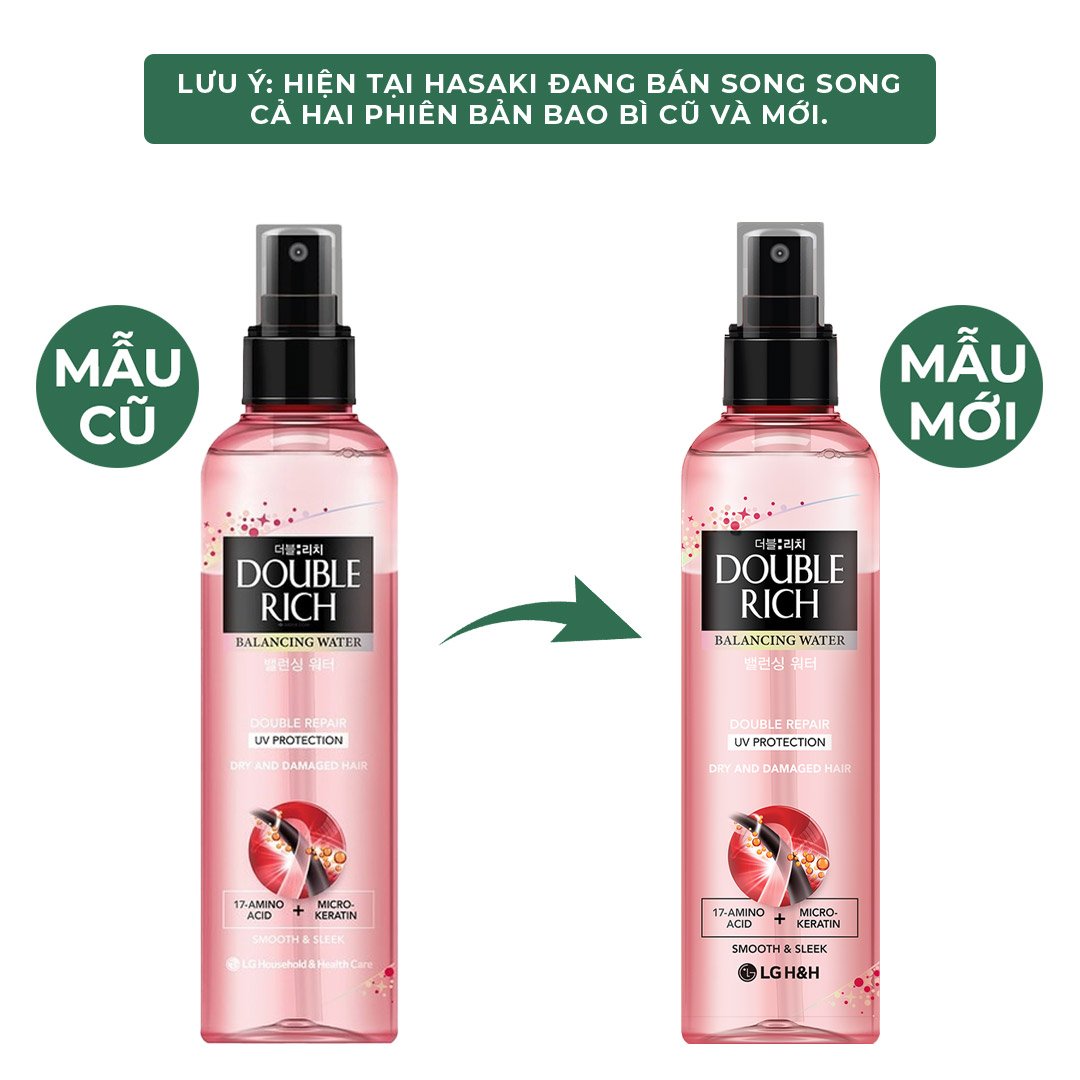 Nước Xịt Dưỡng Tóc Double Rich Cho Tóc Khô Xơ, Hư Tổn 250ml