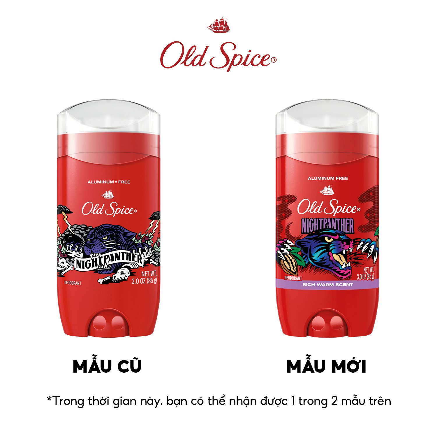 Sáp Khử Mùi Old Spice Hương NightPanther Ấm Áp Và Lịch Lãm 85g