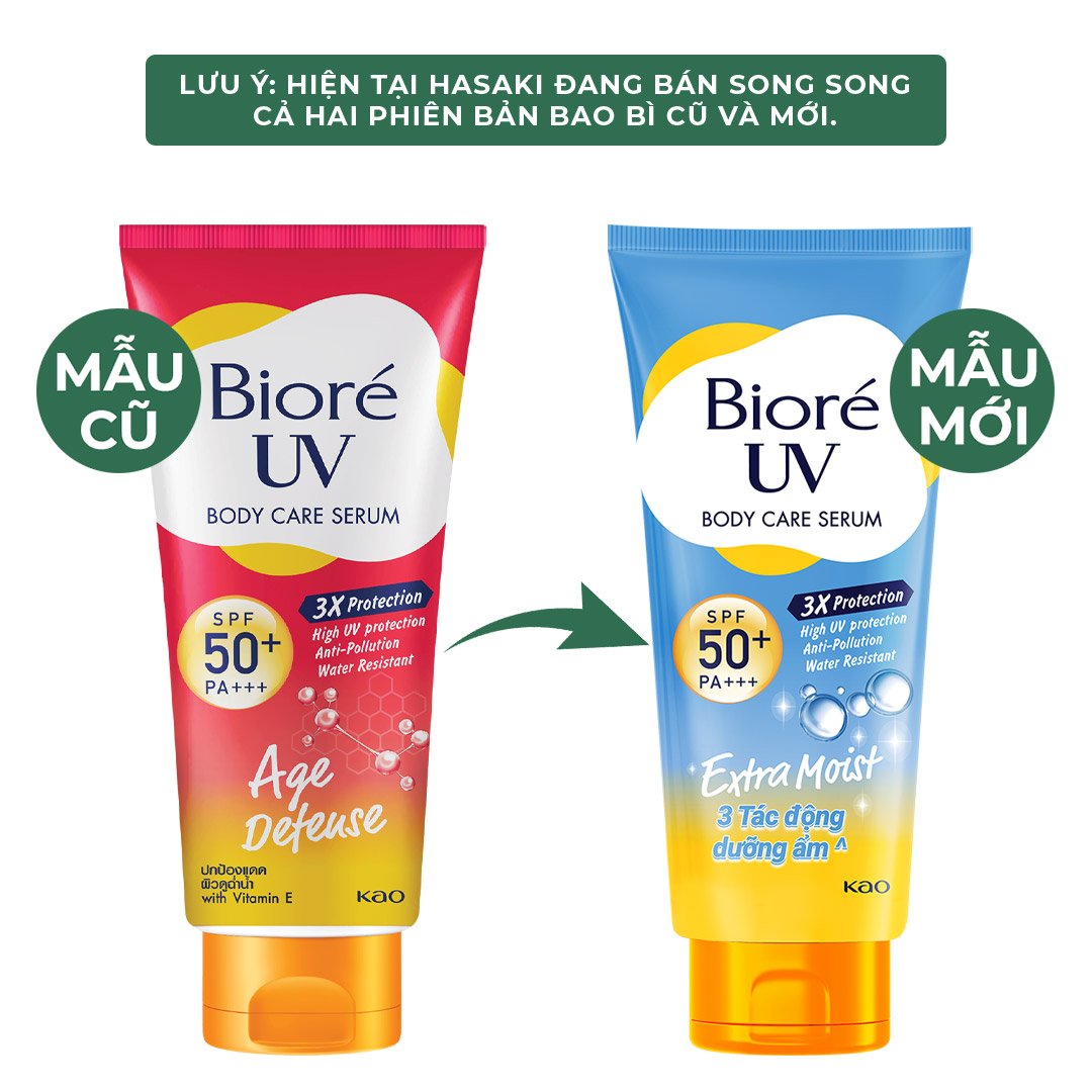 Serum Chống Nắng Dưỡng Thể Bioré Dưỡng Ẩm Vượt Trội 50ml