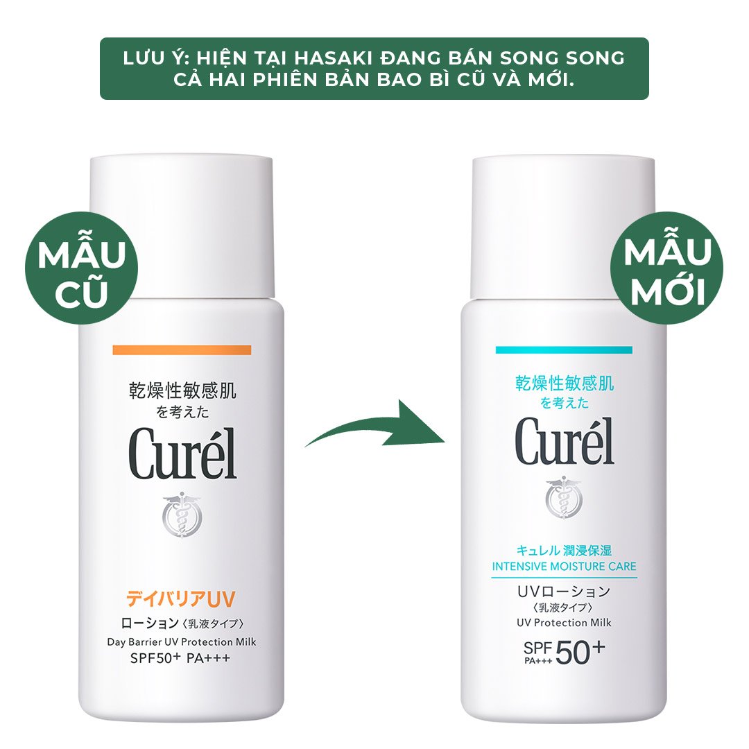 Sữa Chống Nắng Curél Mặt & Toàn Thân Cho Da Khô Nhạy Cảm 60ml