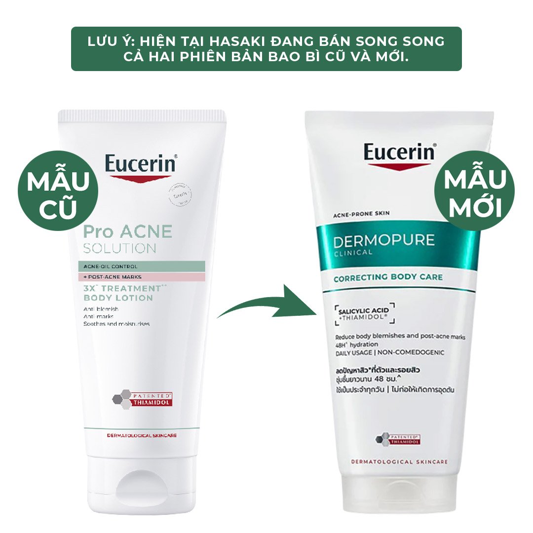 Sữa Dưỡng Thể Eucerin Cho Da Mụn & Thâm 200ml