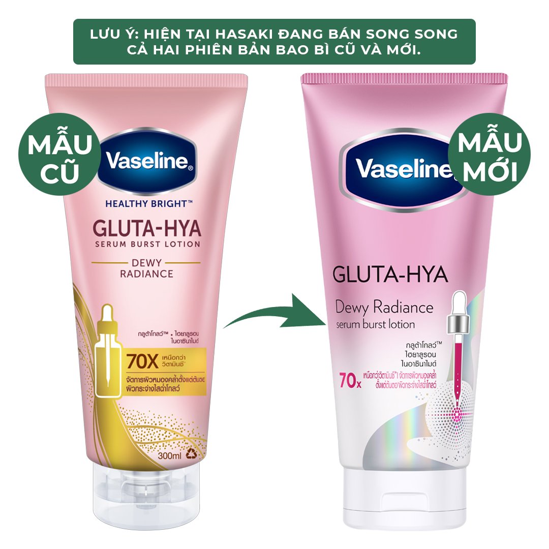 Sữa Dưỡng Thể Vaseline Sáng Da Chuyên Sâu Ban Đêm 300ml (Mới)