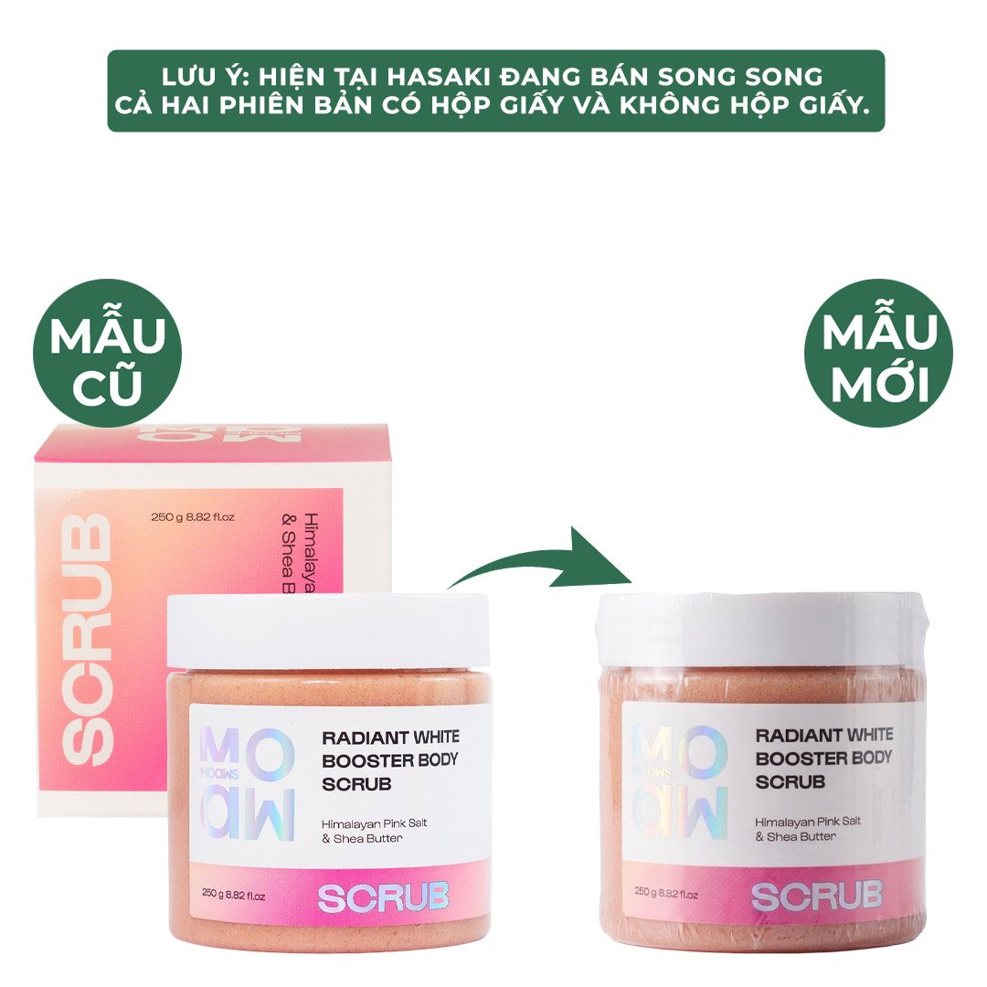 Combo 2 Tẩy Tế Bào Chết Toàn Thân Moaw Moaws Muối Hồng Sáng Da 250g