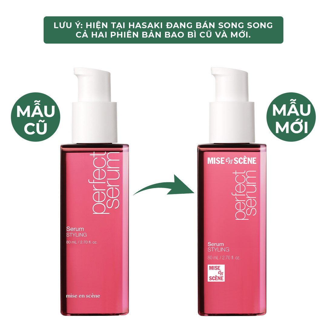 Serum Dưỡng Tóc Mise en scène Styling Vào Nếp Suôn Mượt 80ml