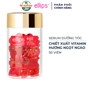 Serum Dưỡng Tóc Ellips Vitamin Hương Hoa Ngọt Ngào Hũ 50 Viên