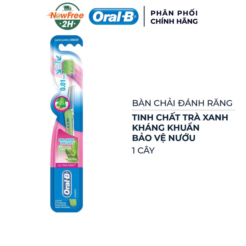 Bàn Chải Đánh Răng Oral-B Tinh Chất Trà Xanh (1 Cây)