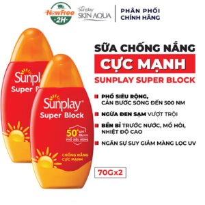 Combo 2 Sữa Chống Nắng Sunplay Bảo Vệ Vượt Trội SPF50+ PA++++ 70g