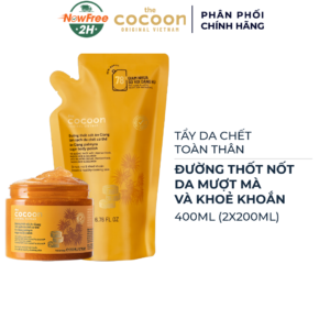Combo Tẩy Da Chết Toàn Thân Cocoon Đường Thốt Nốt An Giang 200ml + Túi Refill 200ml
