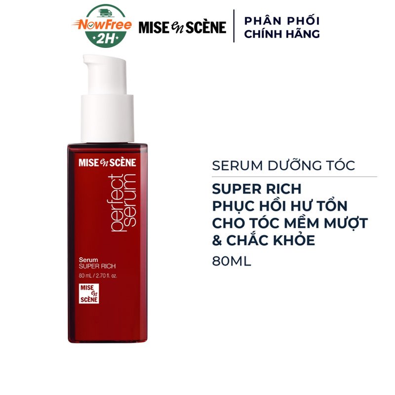 Serum Dưỡng Tóc Mise en scène Super Rich Phục Hồi Hư Tổn 80ml