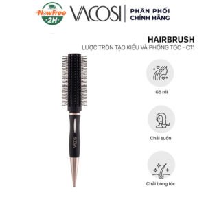Lược Tròn Vacosi Tạo Kiểu & Phồng Tóc C11