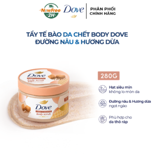 Smoothie Tẩy Da Chết Dove Đường Nâu & Hương Dừa 280g (Mẫu Mới)