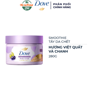 Smoothie Tẩy Da Chết Dove Hương Việt Quất & Chanh 280g