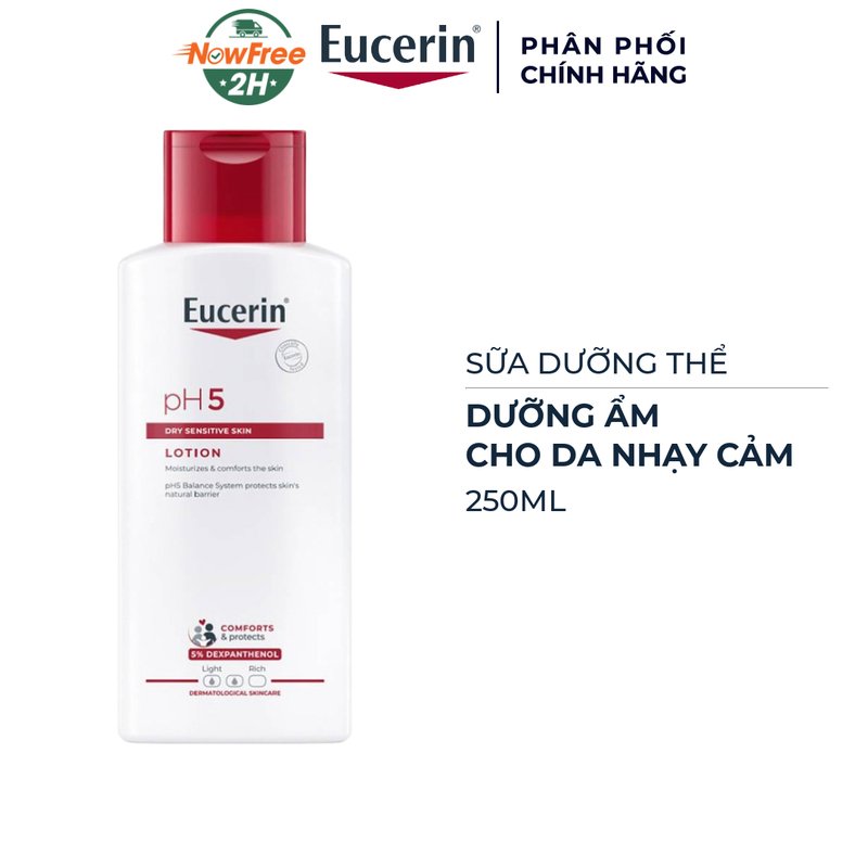 Sữa Dưỡng Thể Eucerin Cho Da Nhạy Cảm 250ml