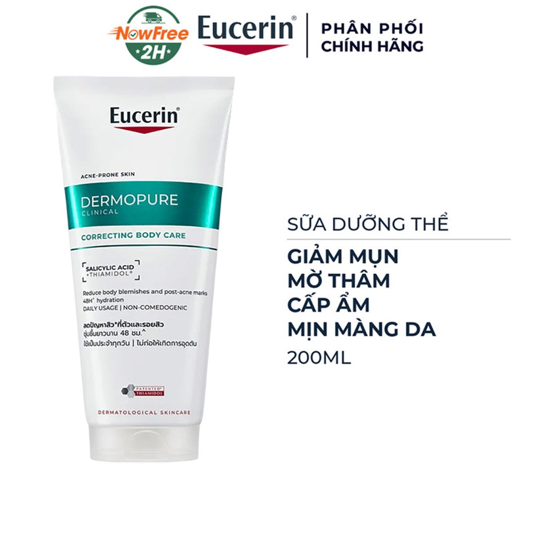 Sữa Dưỡng Thể Eucerin Cho Da Mụn & Thâm 200ml
